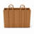 Cole and Grey Seagrass Handmade Woven Brown Decorative and Functional Storage Basket with Braided Handles-809674840-809674843