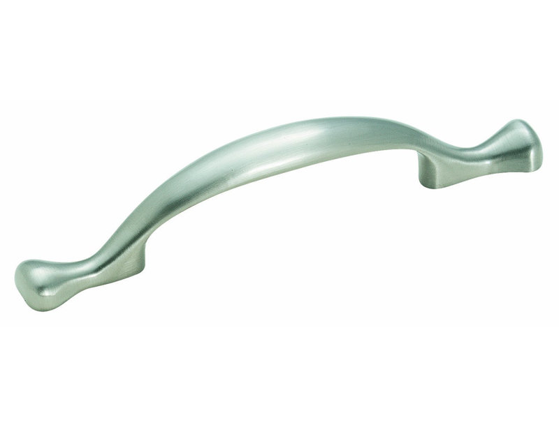 (20-Pack) 3" Traditional Footed Satin Nickel Pull