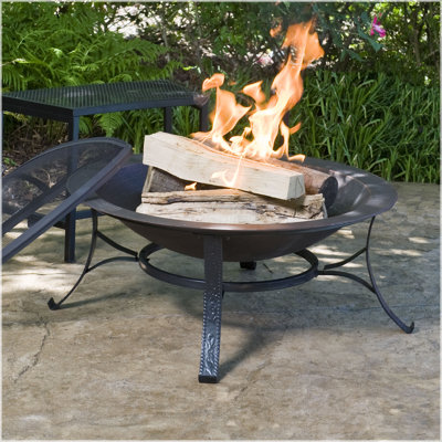 Profile Round Cast Iron Wood Burning Smokeless Fire Pit