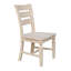 Chaise en bois massif Hensley-732169901