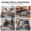 Tapis bleu touffeté à motif géométrique Allyne-1288546282