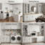 Armoire de cuisine Modern Shaker, structure en bouleau massif, glissières DTC à fermeture en douceur à extension complète, tablettes réglables, options de largeurs multiples (12 po à 42 po)-121671106-121671111