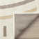 Fresno Cream Beige Neutral Curved Area Rug