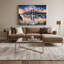 Art mural sur toile gris avec villes «Perth» en Australie-1226846607