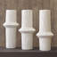 Ascending Ring Vase-Matte White-Mid