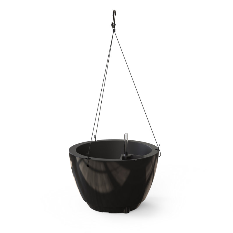 Pot à fleurs suspendu Wetumka, Noir, 1