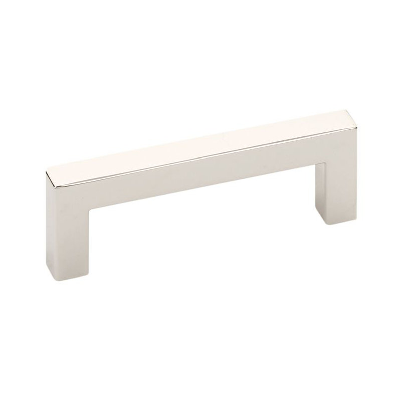 Emtek Warwick Cabinet Pull, Polished Nickel, 3 1/2" Center to Center