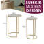 Blanton Glass Top Frame Nesting Tables-1808334804