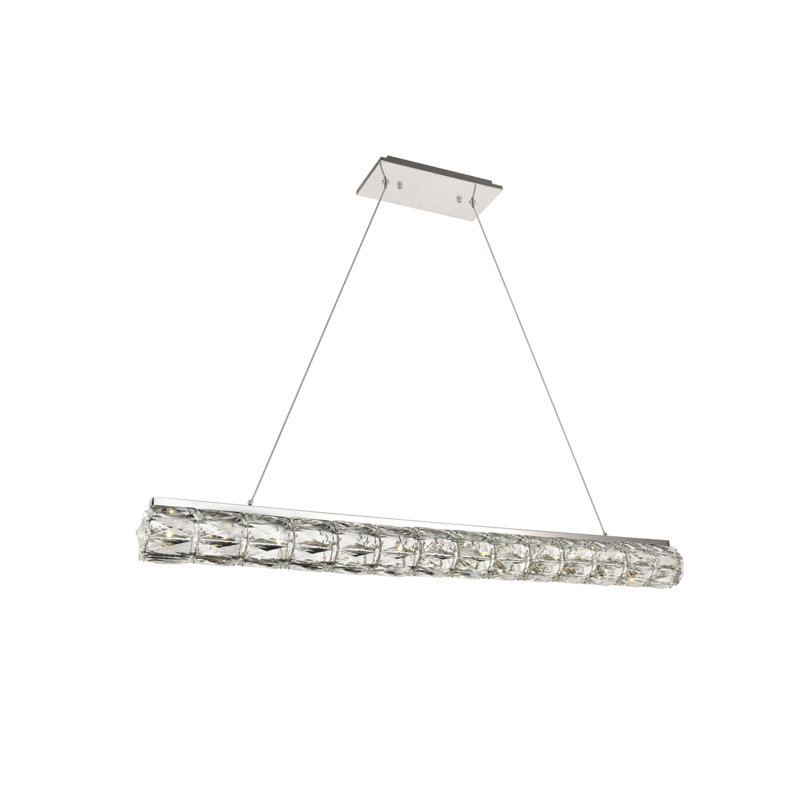 Ultan - Light Pendant, 80" H x 42.5" W x 3.9" D, Chrome