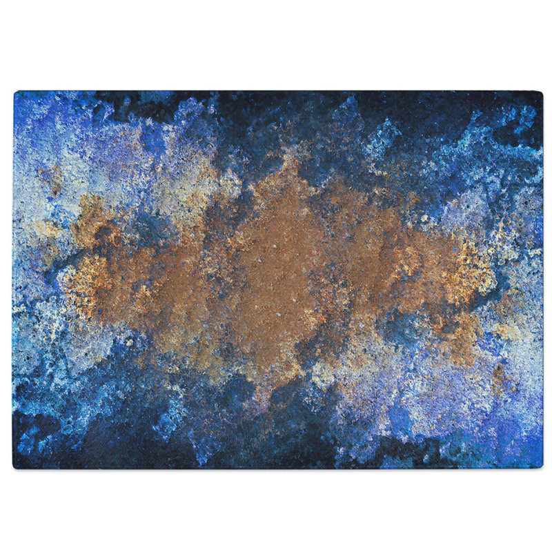Tempered Glass Utopia of Life in Abstract Chopping Board, 28.5 cm W x 20 cm L