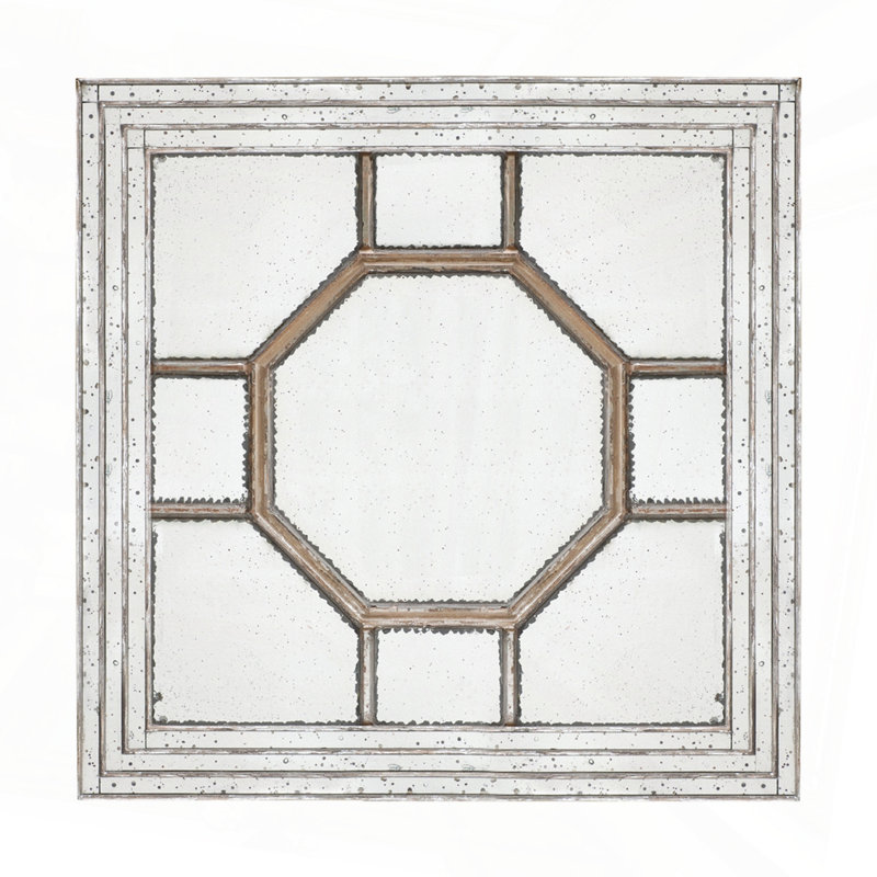 Antique Style Decorative Square Wall Mirror