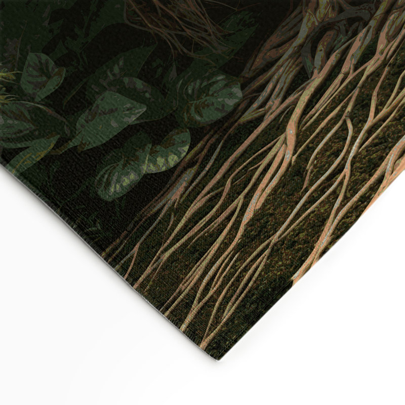 Tapis d'intérieur et d'extérieur brun Nature, Rectangulaire 3 pi x 5 pi
