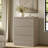 Modern Fluted 3-Drawer Dresser With Pop - Up Design-279676789