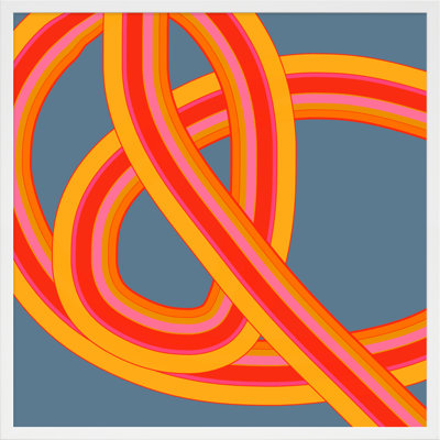 Hawaiian Twist By Jacques Pilon - Framed Wall Art