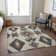Machine Washable Indoor/Outdoor Xhevrie Beige Rug