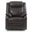 Fauteuil inclinable contemporain brun foncé-331782434