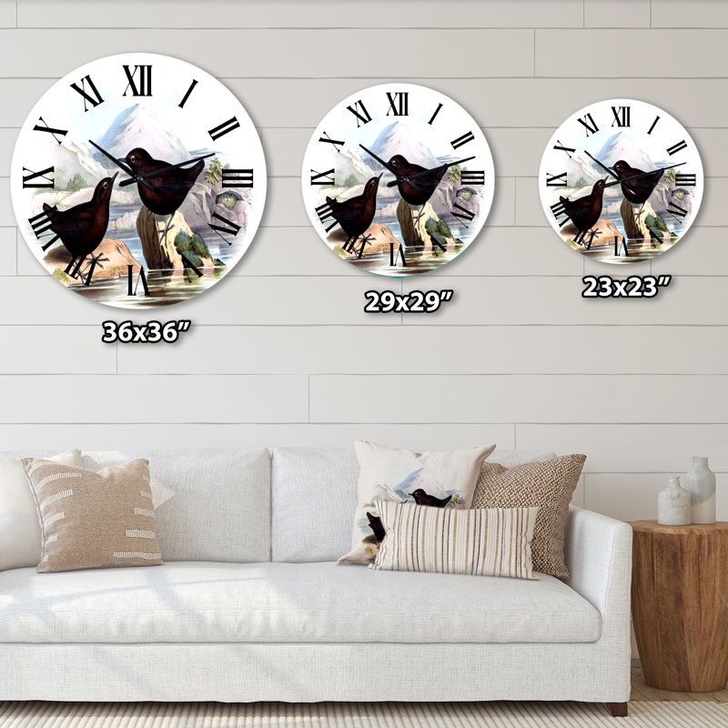 Horloge murale Vinage, Moyenne