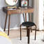 Tabouret court en bois massif 18,5 po-349881914