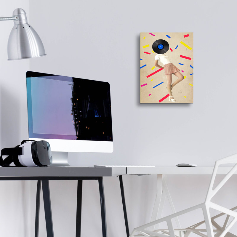«The Party Never Ends» par Elo Marc, H 16 po x l 12 po x P 0,13 po