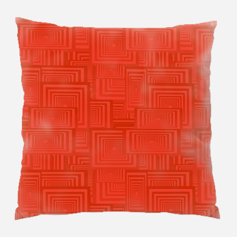 Coussin décoratif, Intérieur
