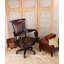 Sammy Leather Swivel Side Chair-280147644