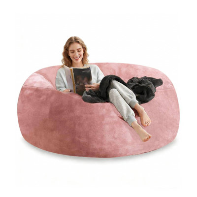6FT Bean Bag Chair for Adults, Floor Bean Bags Offers Ample Space for Adults,Memory Foam Giant Bean Bags,Lounger Versatile Design Suits Any Room,Movi