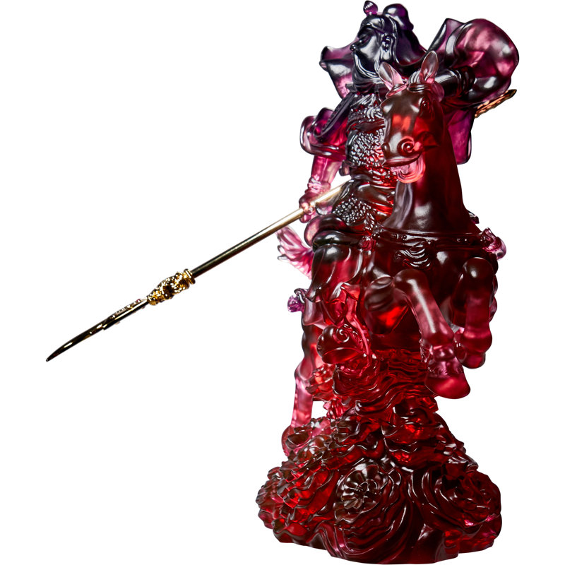 General Guan Gong, Righteous One Crystal Figurine