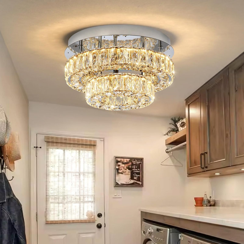 Lustre en cristal, Argent argent