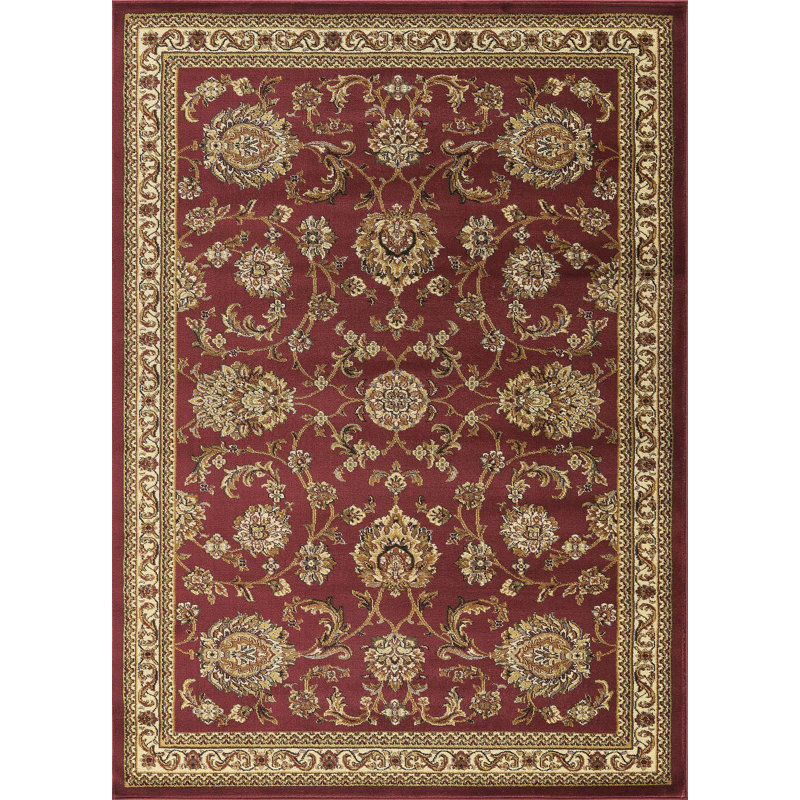 Classic GC_VIN5012 Red 2 Ft. 7 In. X 7 Ft. 3 In. Area Rug, Runner 2'8" x 7'4"