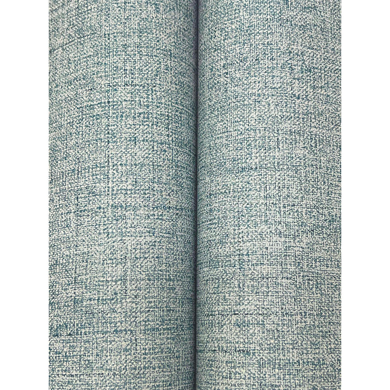 Papier peint Hillswick Tweed Pewter, Bleu