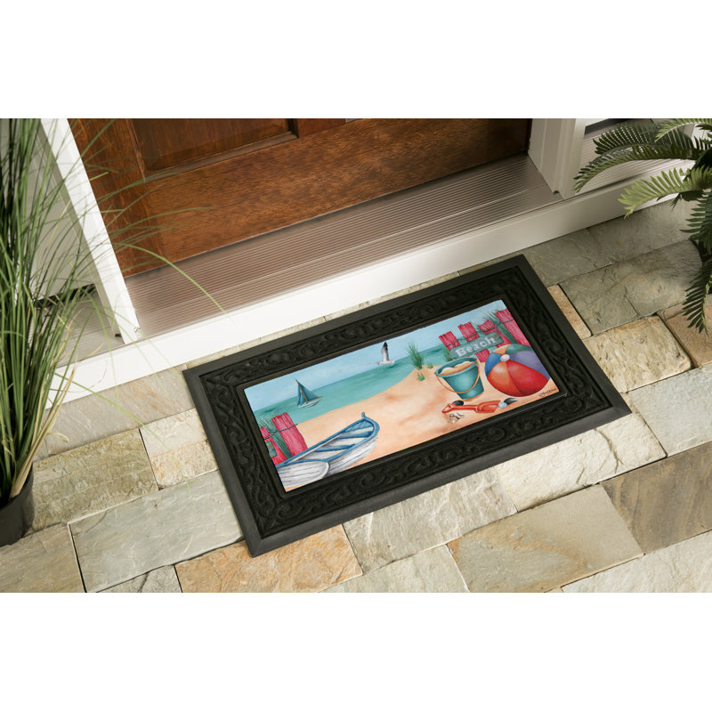 Tapis de plage Beach Nautical Time Sassafras