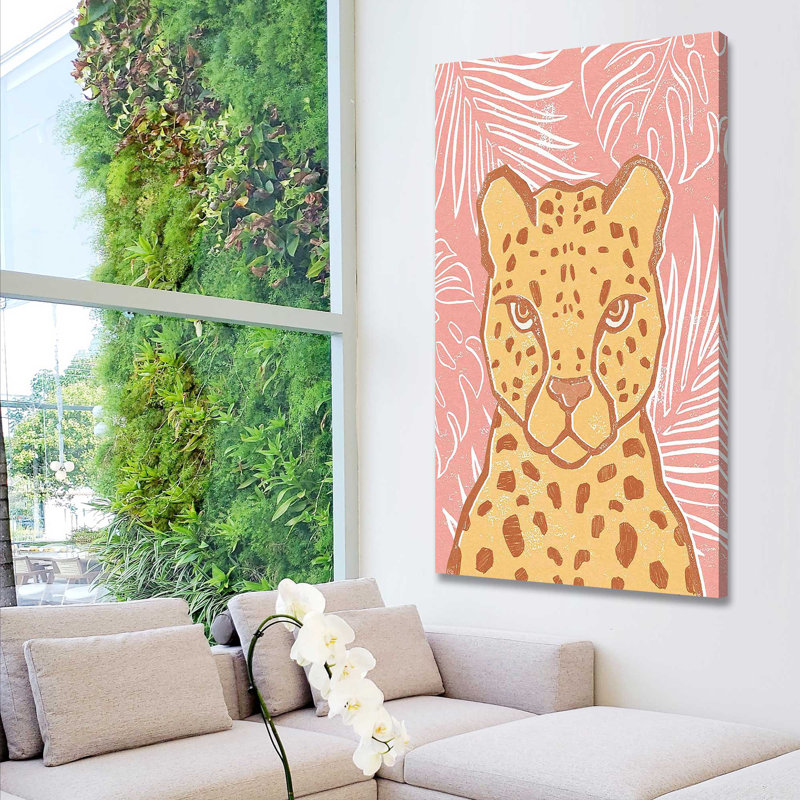 Jungle II - impression, H 40 po x l 24 po x P 1,5 po, Toile tendue