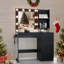 Bureau de maquillage avec miroir et lumières-711912622