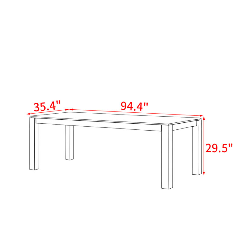 Ivka, 29.5"H x 94.4"L x 35.4"W