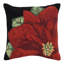 Housse et insert de coussin carré Frontporch Poinsettia
