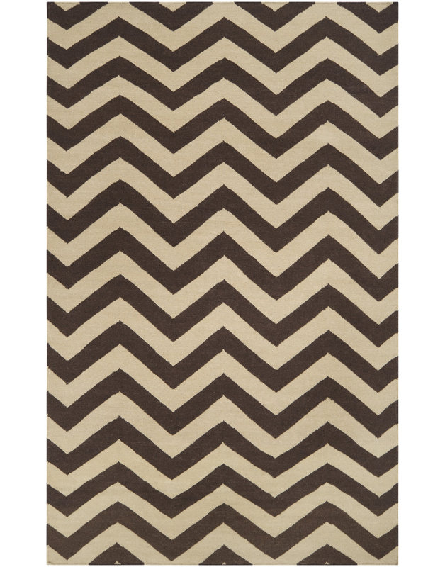 Asencio Wool Chevron Indoor Rug, Runner 2'6" x 8'