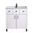 30" Freestanding Bathroom Vanity With Ceramic Sink & Storage Cabinet In White