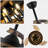 42" Brown Rustic Retractable Ceiling Fan with Light Kit and Remote DIY Shade 6-speed Reversible Motor for Bedroom