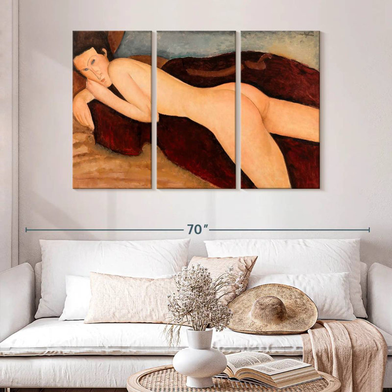 Reclining Nude From The Back