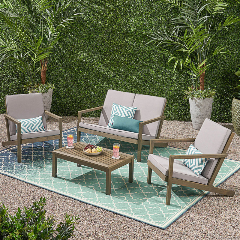 4Pc Outdoor Chat Set