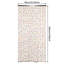 Bamboo Semi-transparent Door Curtain Single Panel