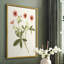 «Flowers of the Seasons», reproduction encadrée en bois massif-288192463