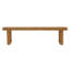 Banc d'extérieur en bois d'acacia à pieds en U-167458139