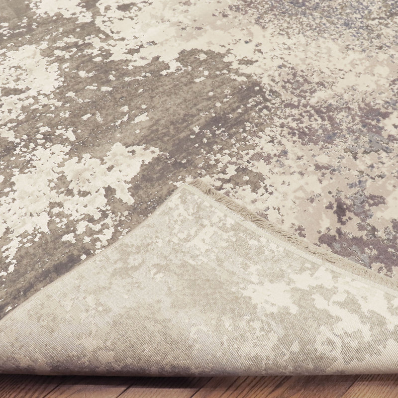 Santorini Area Rug in Gray, Rectangle 5'3" x 7'7"