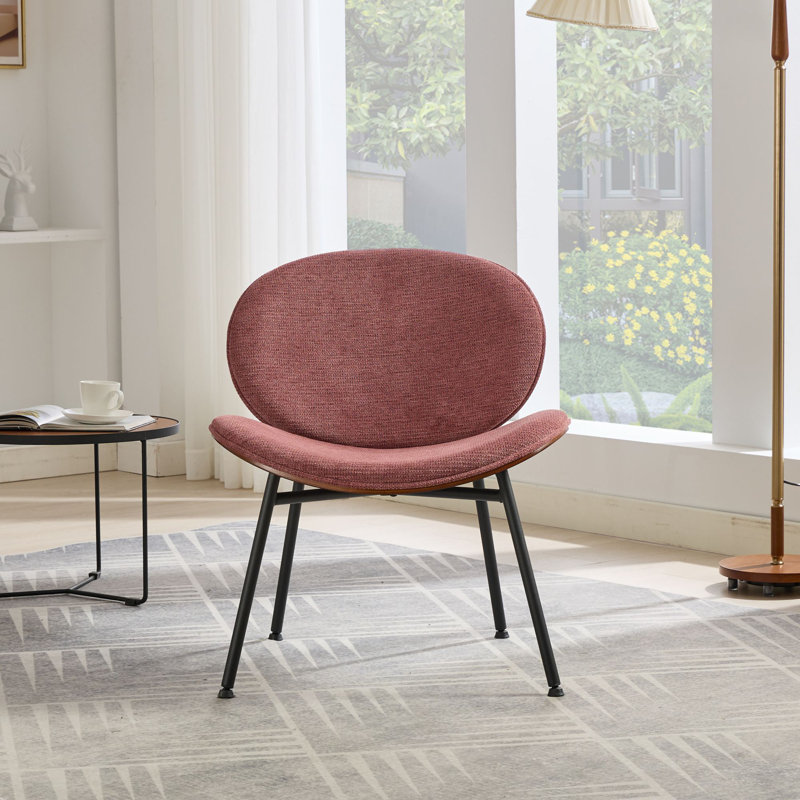 Chaise rembourrée, Rouge