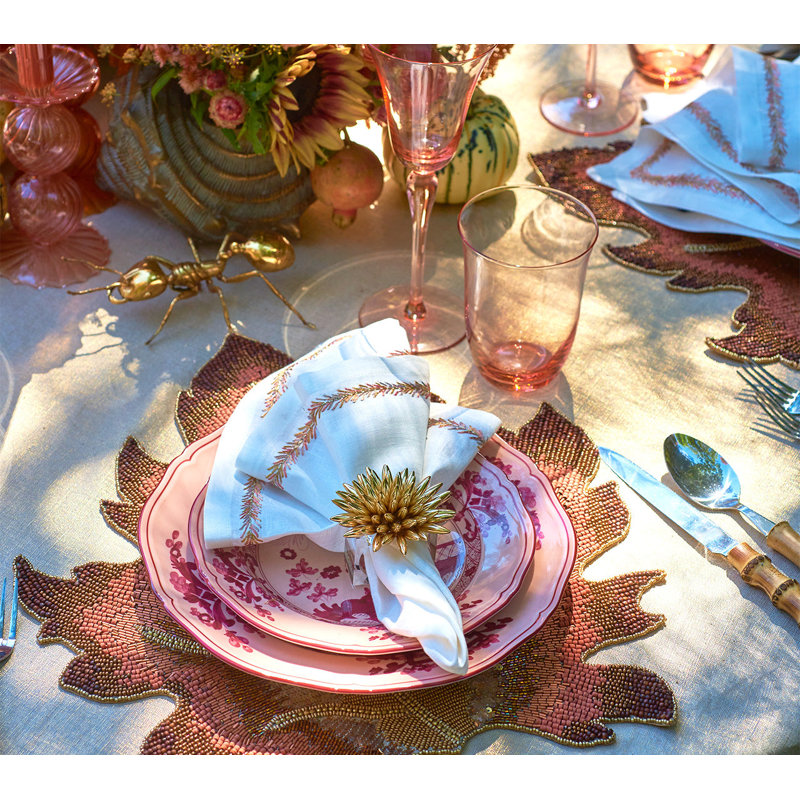 Enamor Stellar Napkin Ring, Gold