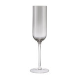 FUUMI Champagne Glasses - 7.4 Ounce - Set of 4 - Coffee Colored Glass