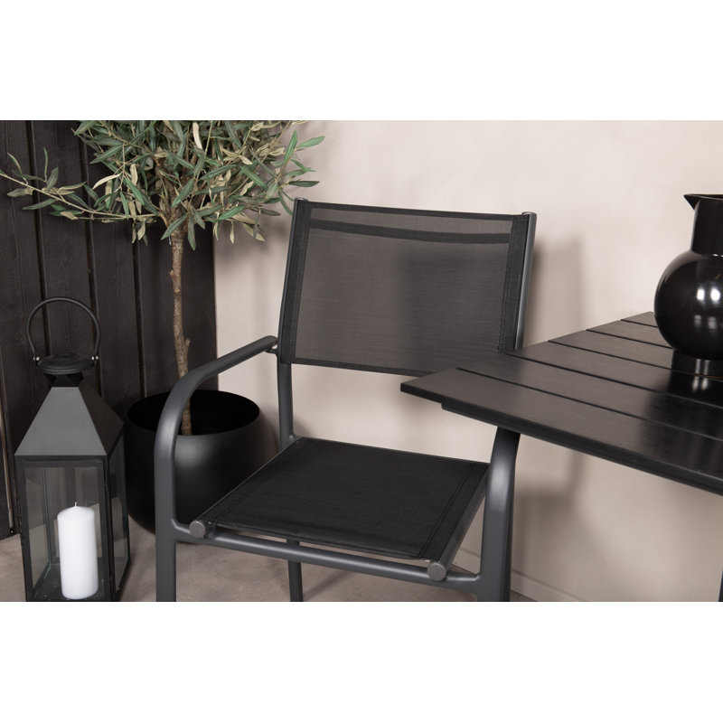 Eshan 2 - Person Patio Dining Set with Rectangular Table