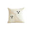 Housse de coussin décorative d'Halloween avec un joli fantôme, en polyester, pour canapé, chambre, salon ou décoration de fête à la maison.-570790120