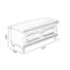 Banc rembourré en cuir véritable brun café-1535425660